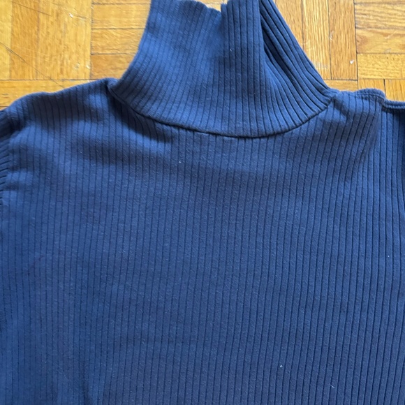 vintage long sleeve ribbed dusty navy 90s gap top +accepting offers - Picture 6 of 6